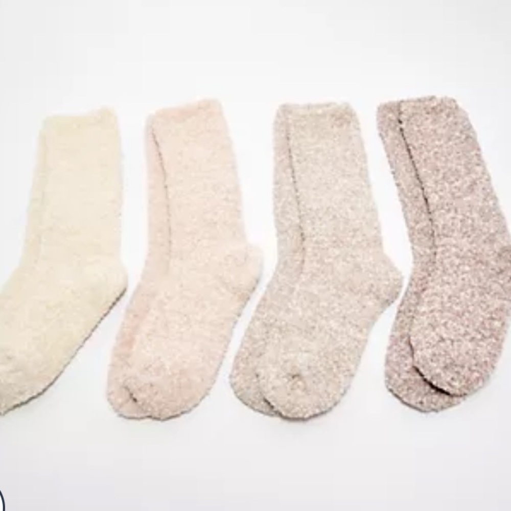 NWT Barefoot Dreams Women's Socks Set - Nuetrals B6
